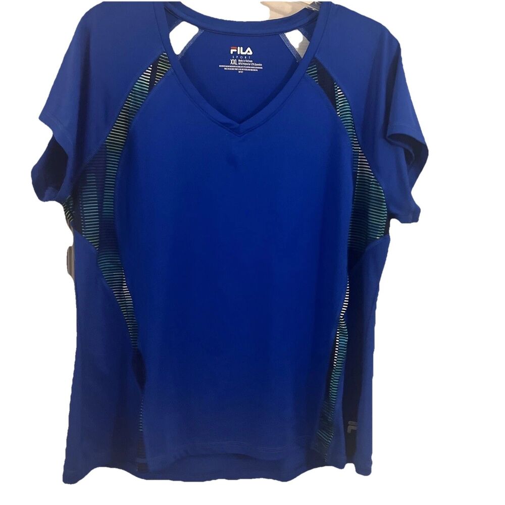 Fila Sport Top v-neck  women's Medium